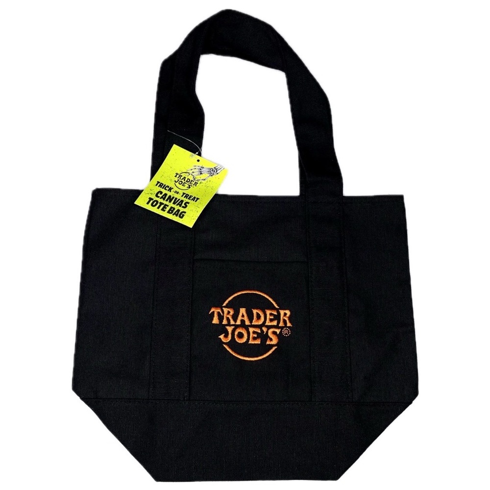 NWT Limited Edition 2025 Trick or Treat Trader Joe’s Mini Canvas Tote Bag🎃